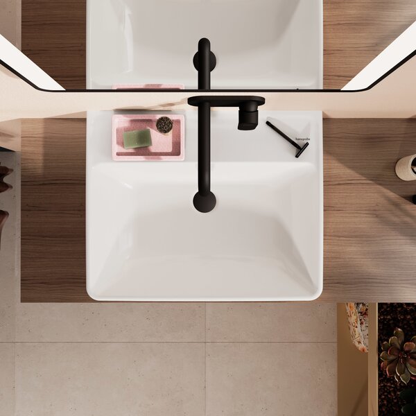 Hansgrohe Xanuia Q lavoar 60x48 cm dreptunghiular clasică-de blat alb luciu 60244450