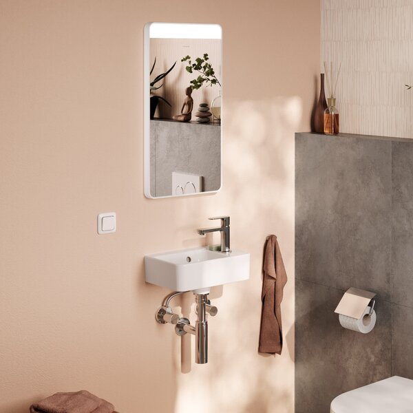Hansgrohe Xanuia Q lavoar 36x25 cm dreptunghiular clasică alb luciu 60129450