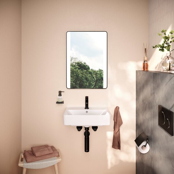 Hansgrohe Xanuia Q lavoar 50x39 cm dreptunghiular clasică alb luciu 60131450