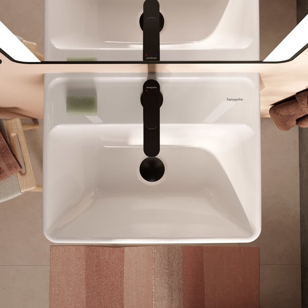 Hansgrohe Xanuia Q lavoar 50x39 cm dreptunghiular clasică alb luciu 60131450