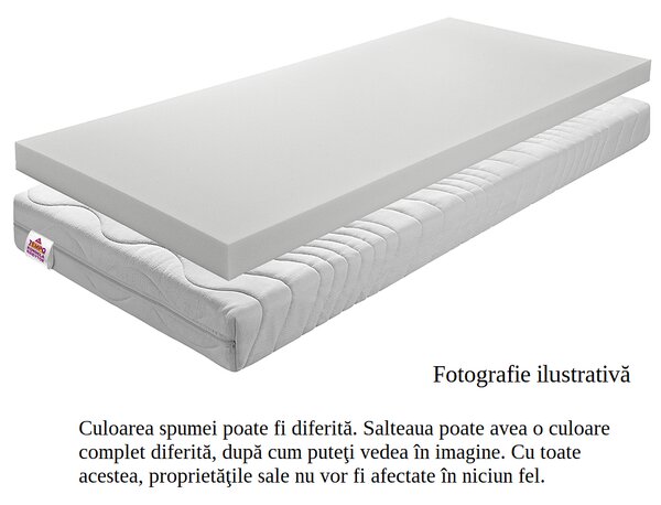 KONDELA Saltea, spumă, 90x170, BE ELISSE