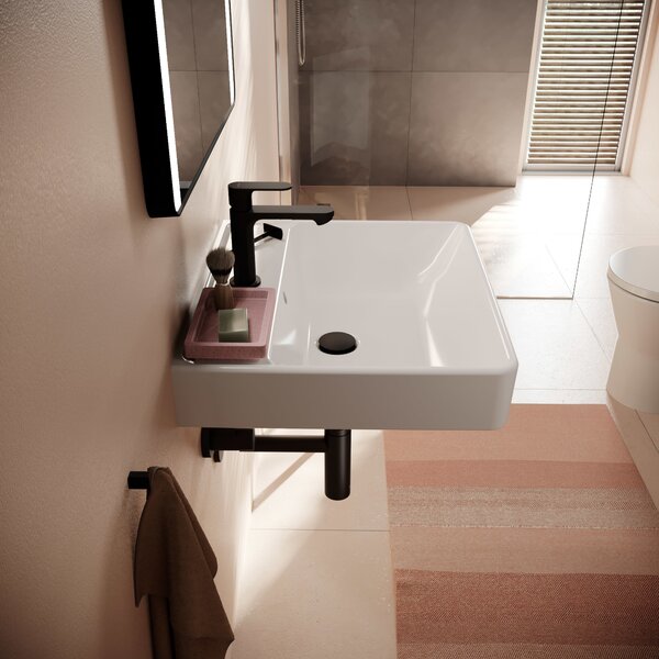 Hansgrohe Xanuia Q lavoar 55x48 cm dreptunghiular clasică alb luciu 60132450