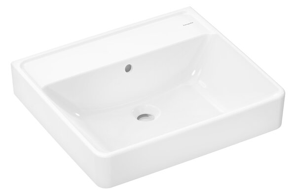 Hansgrohe Xanuia Q lavoar 55x48 cm dreptunghiular clasică-de blat alb luciu 60239450