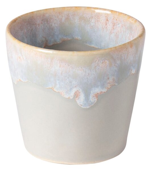 Ceașcă pentru espresso din gresie ceramică Costa Nova, 90 ml, bej - alb