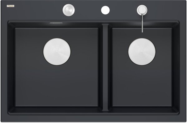 Quadron Marc 120 chiuveta graniteq 76x50 cm negru HQC7650U7_BS