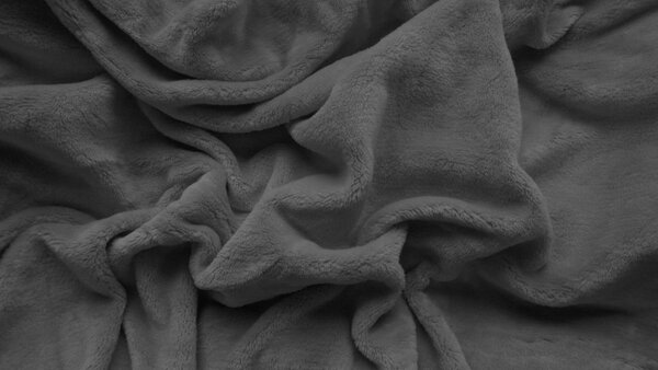 2x Cocolino microplus cu elastic SOFT 90x200 cm gri inchis
