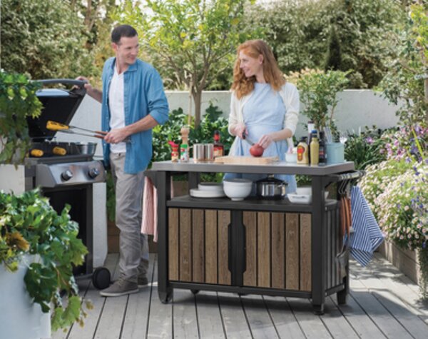 Masa tip bufet pentru gratar, Keter, Deco Unity XL, 207L, Nuc