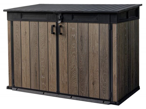 Dulap depozitare orizontal gradina, Keter, Signature, 2020 L, Nuc