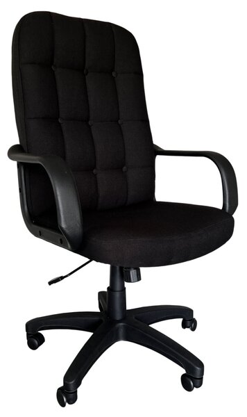 Scaun directorial Arka Chairs B501 profesional, textil black, pret redus de la 5 bucati/