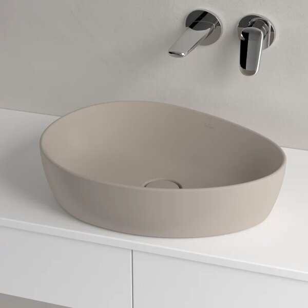 Villeroy & Boch Antao lavoar 51x40 cm ovale de blat maro/bej mat 4A7351AM