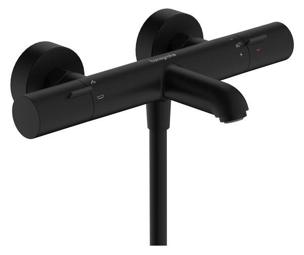 Hansgrohe Ecostat Fine baterie cadă-duș perete cu termostat negru 13325670
