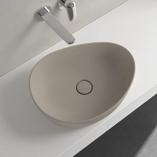Villeroy & Boch Antao lavoar 51x40 cm ovale de blat maro/bej mat 4A7351AM