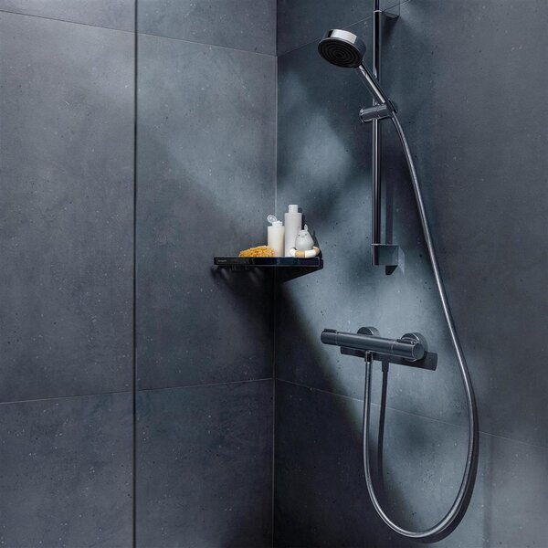 Hansgrohe Ecostat Element baterie de duș perete cu termostat crom 13346000