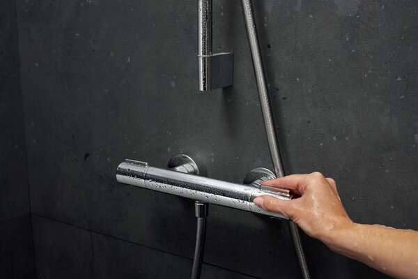 Hansgrohe Ecostat Element baterie de duș perete cu termostat crom 13346000