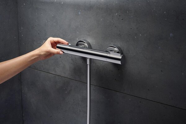 Hansgrohe Ecostat Element baterie de duș perete cu termostat crom 13346000