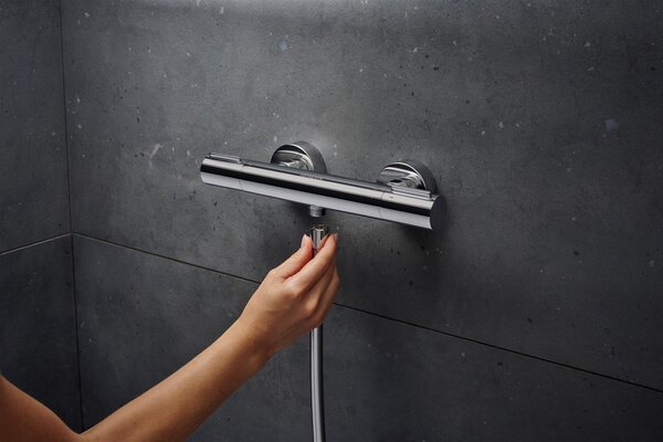 Hansgrohe Ecostat Element baterie de duș perete cu termostat crom 13346000