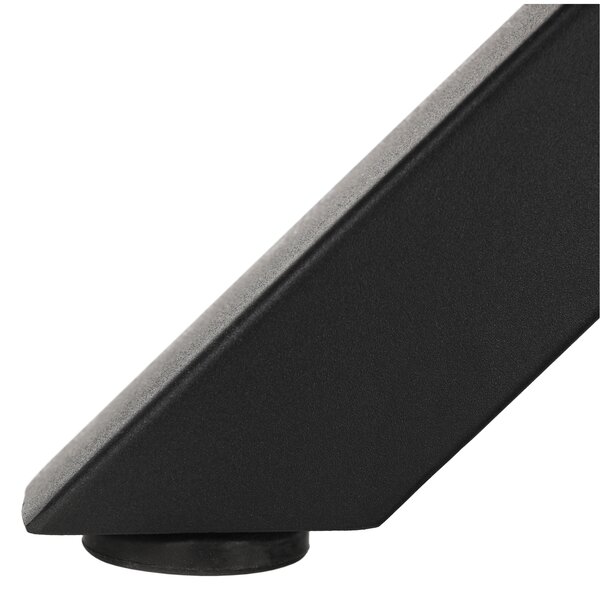 KONDELA Masă de sufragerie, stejar închis / negru, diametru 120 cm, MEDOR