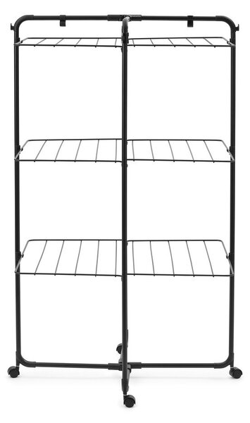 Uscător de rufe negru mat 23 m HangOn Tower – Brabantia