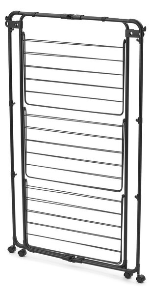 Uscător de rufe negru mat 23 m HangOn Tower – Brabantia