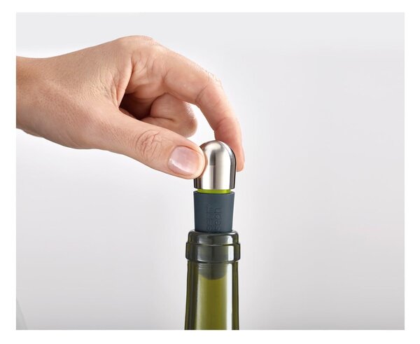 Set 2 dopuri pentru sticle de vin Joseph Joseph BarWise, negru