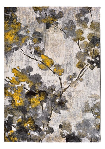 Covor Universal Bukit Mustard, 120 x 170 cm, galben - gri