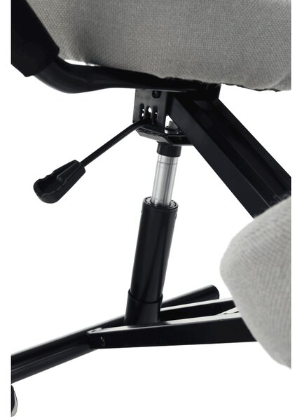 KONDELA Scaun de îngenunchiere ergonomic, gri-maro Taupe / negru, RUFUS