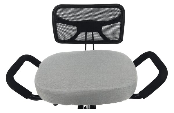 KONDELA Scaun de îngenunchiere ergonomic, gri-maro Taupe / negru, RUFUS