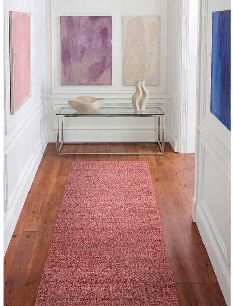 Covor tip traversă roz închis țesut manual din material bouclé 80x200 cm Notting Hill Portobello – Ted Baker