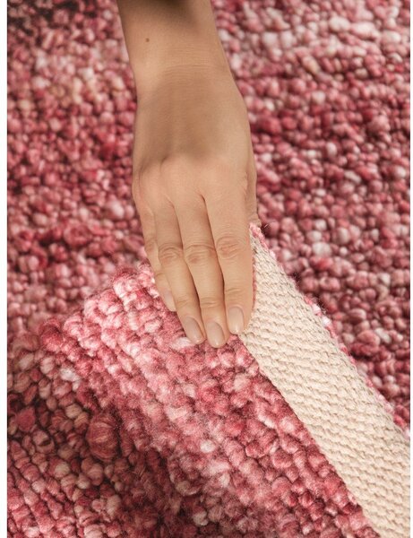 Covor tip traversă roz închis țesut manual din material bouclé 80x200 cm Notting Hill Portobello – Ted Baker