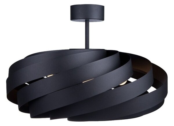 Plafoniera design modern Vento negru