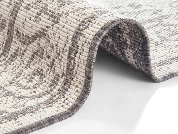 Covor adecvat pentru exterior NORTHRUGS Cebu, 160 x 230 cm, gri-crem