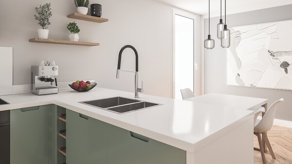Grohe K700 chiuveta din otel 59.5x45 cm 31577SD1