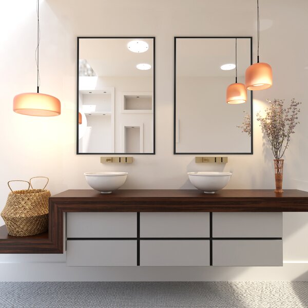 Baltica Design Tiny Border Straight oglindă 60x90 cm dreptunghiular negru 5904107904849