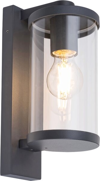 Rabalux Silistra aplica exterior 1x60 W transparent-antracit 7891