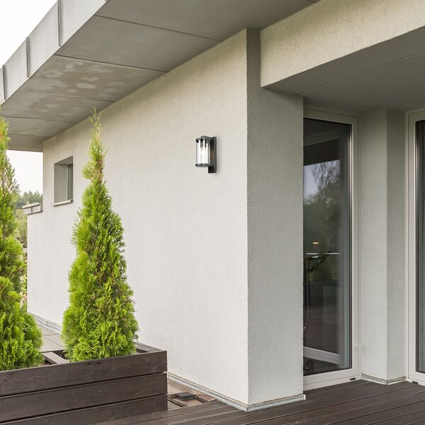 Rabalux Silistra aplica exterior 1x60 W transparent-antracit 7891