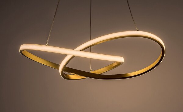 Rabalux Castiel lampă suspendată x36 W alb-auriu 72215