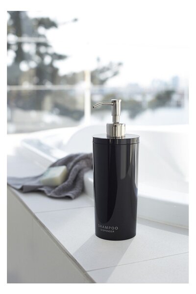 Dozator de săpun lichid negru din plastic 500 ml Round – YAMAZAKI