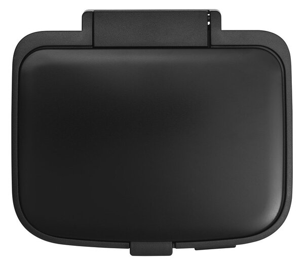 Coș de gunoi negru mat cu pedală din oțel 4 l Bo – Brabantia
