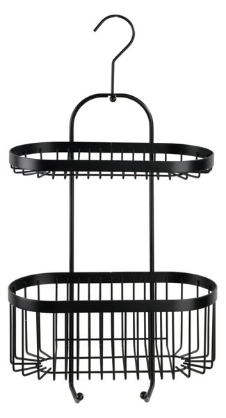 Coș suspendat Wenko Classic Plus 2 Tier Caddy, negru