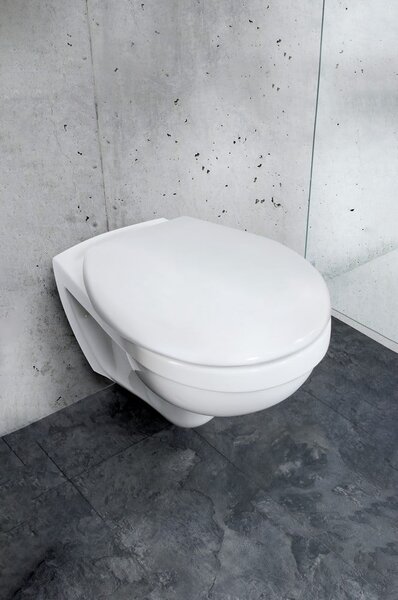 Capac WC cu închidere lentă Wenko Vorno, alb