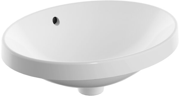 Geberit Variform lavoar 50x40 cm ovale încastrat alb luciu 500.709.01.2