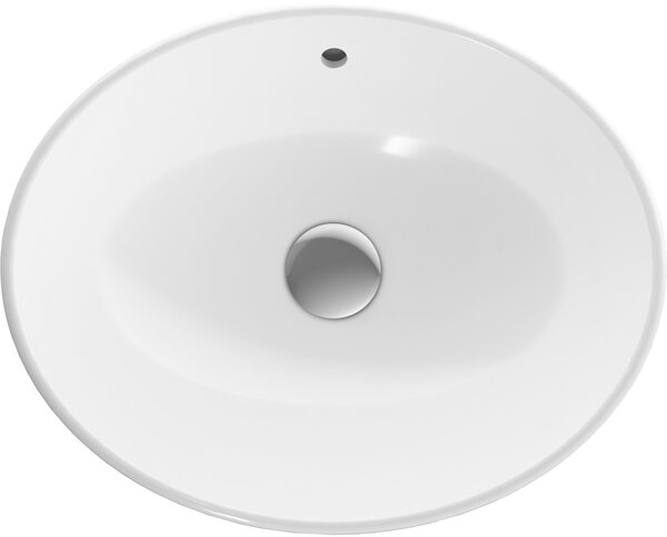Geberit Variform lavoar 50x40 cm ovale încastrat alb luciu 500.709.01.2