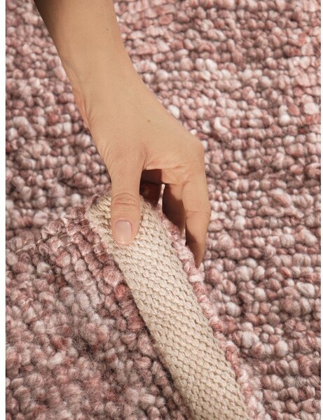 Covor roz prăfuit țesut manual din material bouclé 120x170 cm Notting Hill Portobello – Ted Baker