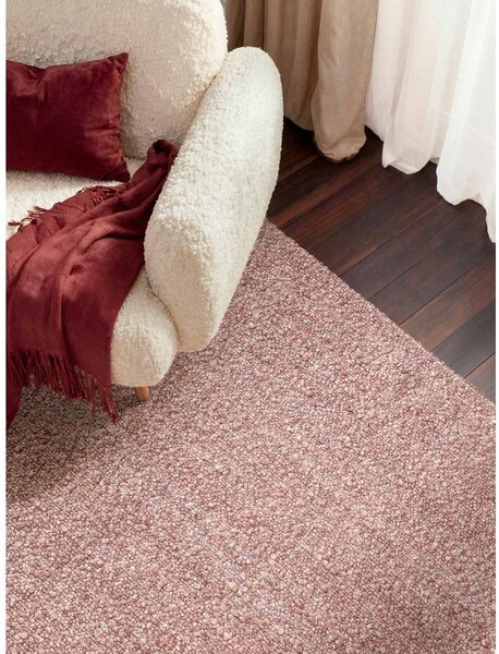 Covor roz prăfuit țesut manual din material bouclé 120x170 cm Notting Hill Portobello – Ted Baker