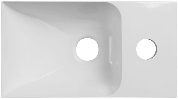 Sapho Small lavoar 30.8x17 cm dreptunghiular clasică-mobilier alb luciu PK305