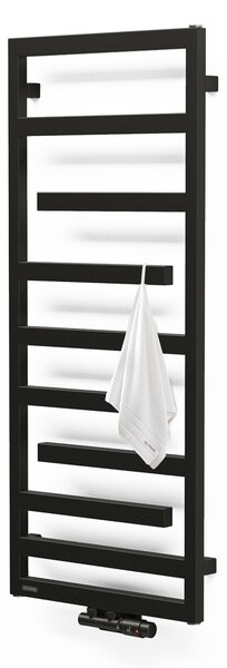 Oltens Flamma calorifer de baie decorativ 121x50 cm negru mat 55015300