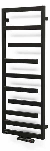Oltens Flamma calorifer de baie decorativ 121x50 cm negru mat 55015300