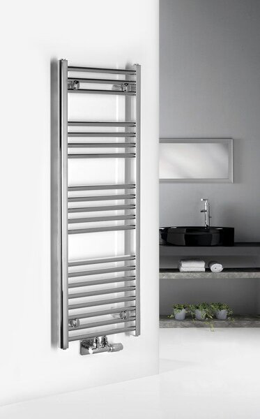 Aqualine Alya calorifer de baie scară 118.8x50 cm crom LLS302