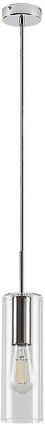 Rabalux Esta lampă suspendată 1x40 W crom-transparent 72048