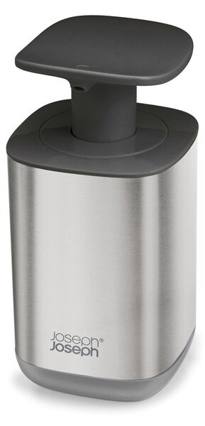 Dozator de săpun lichid argintiu lucios din oțel inoxidabil 250 ml Presto Steel – Joseph Joseph